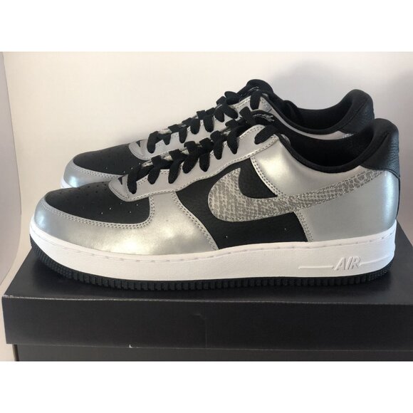 Nike Air Force 1 B Silver Snake 3M 2021 - Picture 2 of 11